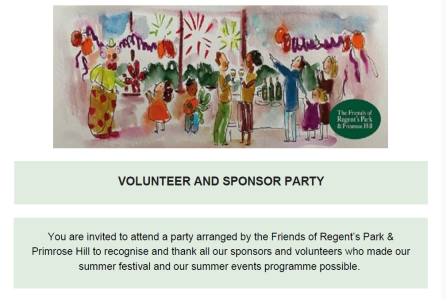Volunteer and Sponsor Party 2023